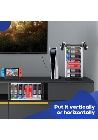 Oyun Depolama Kulesi 23 Kapasiteli Oyun Standı Rafı Ps5/ps4/xbox One/xbox 360/xbox Serisi X/s/switch Oyun Kutuları Ty-2847