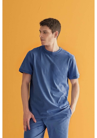 Flood Of Style Erkek Oversize Comfort Kısa Kollu Lacivert