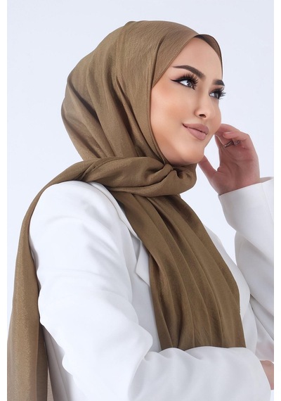 Harem Scarf Brisa Vual Şal - Oksit - Koyu Haki