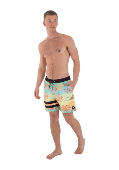 Hurley Hurley Phntm Eco Block Party 17 Erkek Volley Short 6423 Çok Renkli