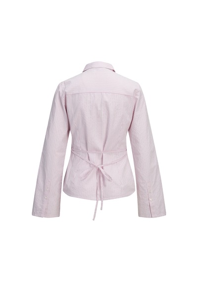 Kadin Baglama Detayli Gömlek - Caro - 12290672 Pink Lady