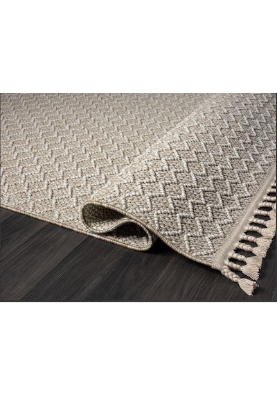 Çam Halı Solo Ef003a Bej İskandinav Tarzı Modern Desen Halı