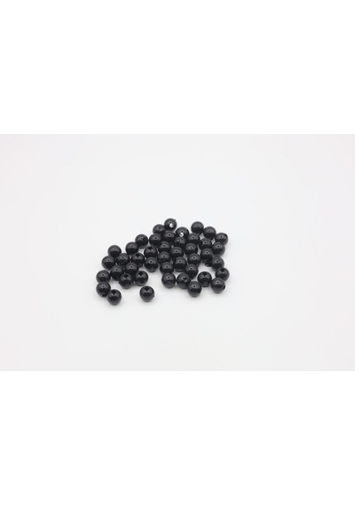 Akrilik Plastik Abaküs Boncuk 4-16mm 14 Mm / Siyah