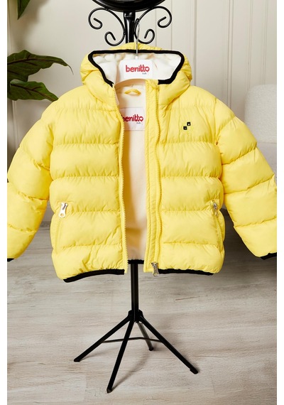 Benitto Kids Erkek Bebek Çocuk Mont 51282 Sarı