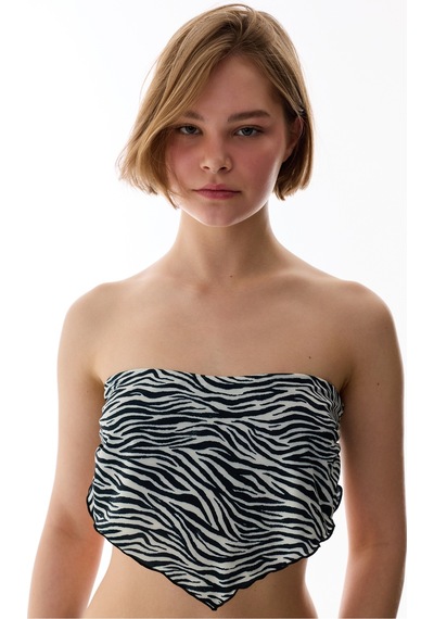 Penti Wıld Zebra Scarf Bikini Üstü