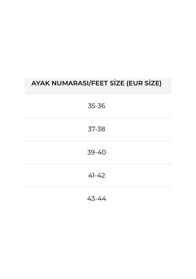 Wingmed Ark Destekli Kauçuk Tabanlık Medi Um