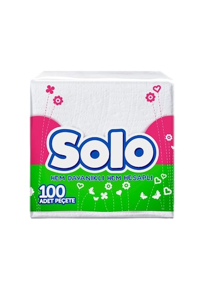 Solo Süper Peçete 100'lü 12 Paket