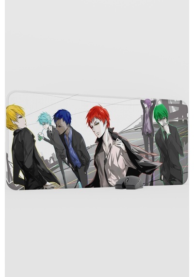 Kuroko No Basket Anime V5 - 90x40 Xxl Gaming Kauçuk Kaymaz Taban Mouse Pad Fare Altlığı