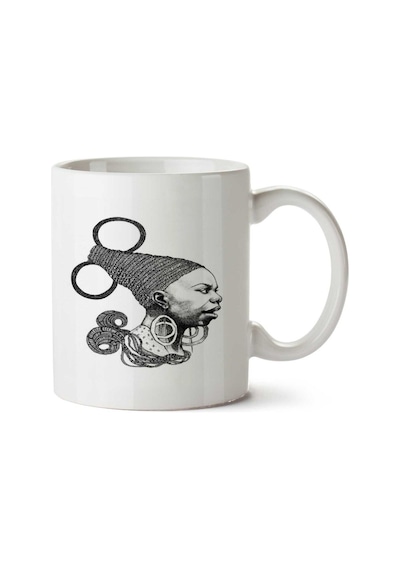 Nina Simone İki Tarafı Baskılı Kupa Bardak Çok Renkli