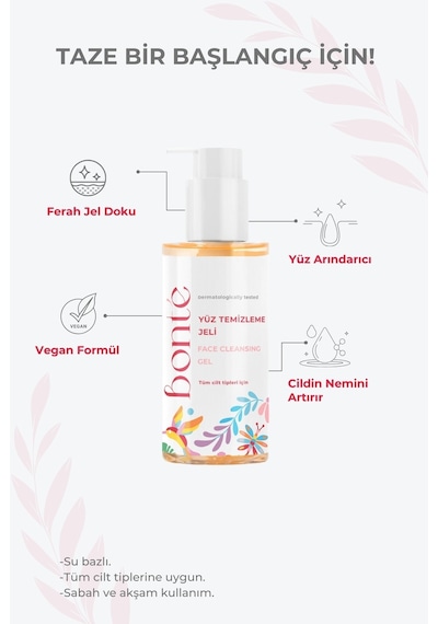 Bonte Yüz Temizleme Jeli 200 ML
