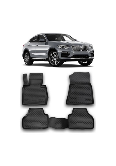 Bmw X4 F26 3D Havuzlu Paspas Bsg Siyah 2014 - 2018