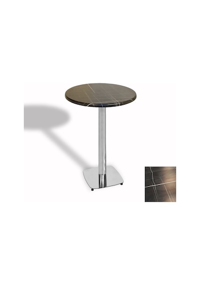 Bistro Masa Tokyo Kromnikel - Werzalit, Wermodin Ve Allzalit Tabla 70 Cm Çap - Palazzo Çok Renkli Bistro Masa Tokyo Kromnikel - Werzalit, Wermodin Ve Allzalit Tabla 70 Cm Çap - Palazzo Çok Renkli