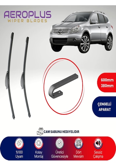 Aeroplus Nissan Qashqai +2 Muz Silecek Takımı 2008-2013
