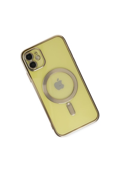 Apple Uyumlu iPhone  11 Kilif Magsafe Kamera Lensli Korumali Seffaf Silik 560979745