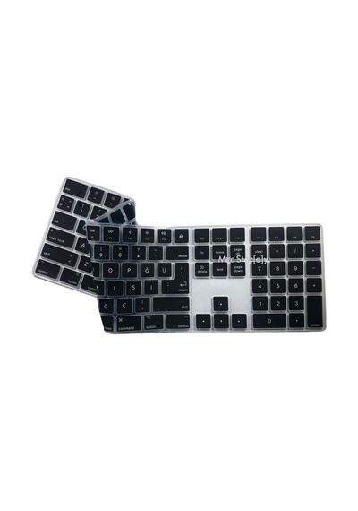 Klavye Koruyucu Magic Keyboard-2 A1843 With Numeric Uk-us Türkçe İle Uyumlu Siyah