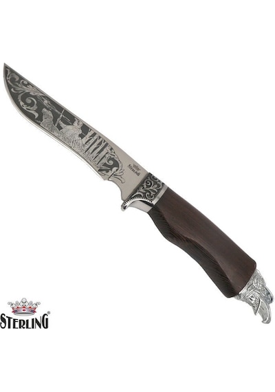 STERLING 29 cm Kahverengi  Avcı Kamp Bıçağı Kahverengi
