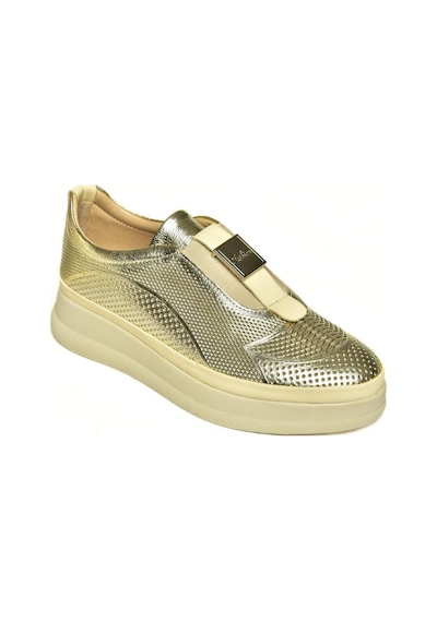 Fox Shoes U555130603 Altın Hakiki Deri Kadın Ayakkabı Altın-hakiki Deri Altın