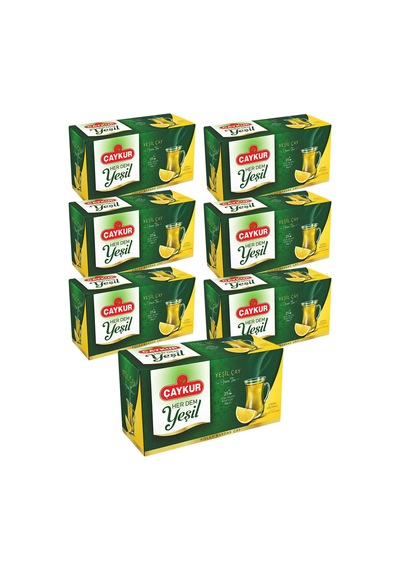 Herdem Yeşil Çay Süzen Poşet Limonlu 1,6gr 25 Adet Yedili Paket
