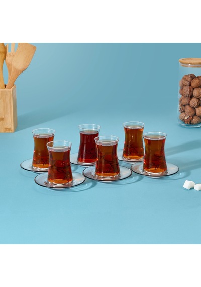 Kitchen Nemi 12 Parça Çay Seti - Renkli - 130 Ml