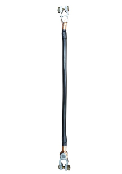 Akü Bağlantı Kablosu 45cm 50mm Kutubaşlı Siyah