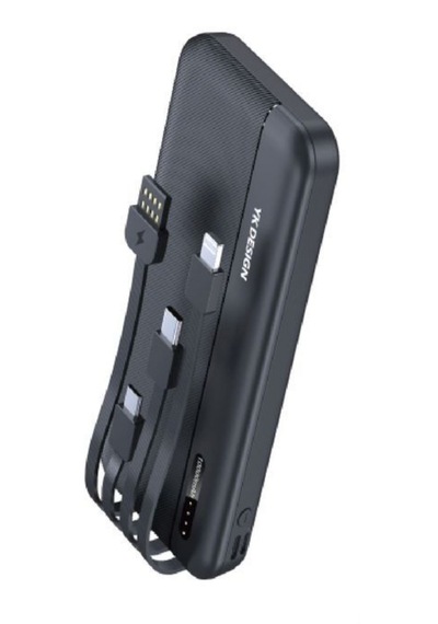 10000 Mah Micro Type-c Usb Lightning 4 Kablolu Hızlı Kablosuz Şarj Powerbank 4801 Diğer