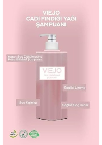 Vıejo Cadı Fındığı Şampuanı - Saç Dökülmesine Karşı Ve Yeni Saç Oluşumu Sağlayan Onarıcı Akıllı Şampuan