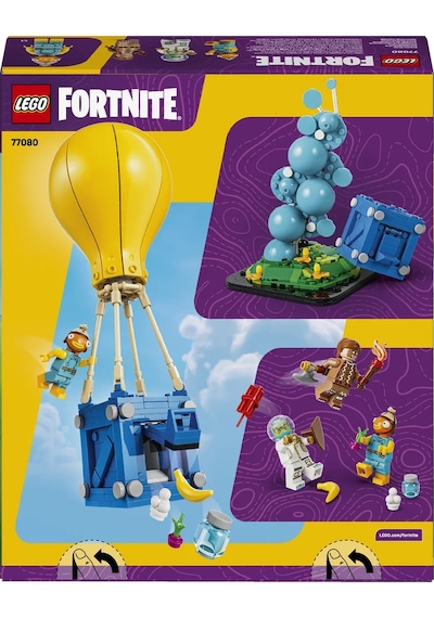 LEGO® Fortnite® Mühimmat Desteği 77080 - 10 Yaş ve Üzeri Çocuklar için 3 Minifigür İçeren Yaratıcı Oyuncak Yapım Seti (314 Parça)
