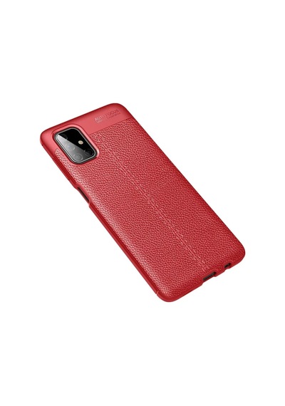 Newface Samsung Galaxy M51 Kılıf Auto Focus Kapak - Kırmızı