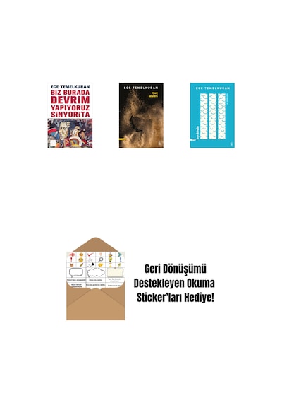 Biz Burada Devrim Yapıyoruz Sinyorita Cep Boy + Muz Sesleri + Kıyı Kitabı + Okuma Sticker'ları
