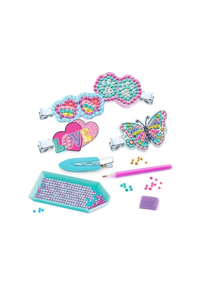 28851 Hobi Set Style 4ever Dıamond Art Saç Tokası Yapımı Pembe