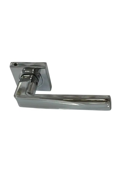 Sese Duru Modeli Rozetli Oda Kapı Kolu Krom Renk 200-203r-01-18