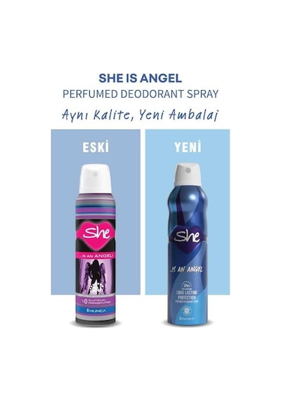 She Is An Angel Kadın Deodorant 150 ML