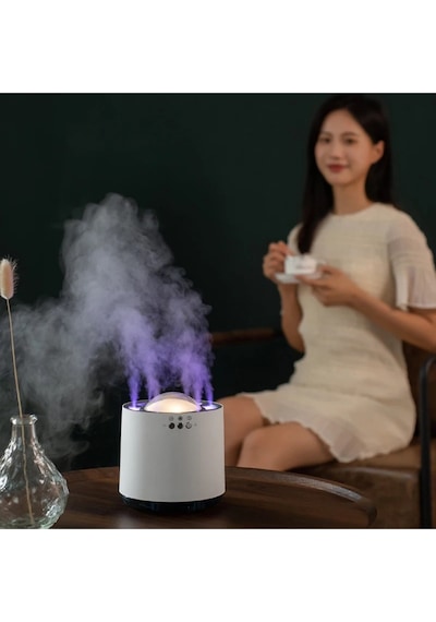 Vilya Rgb Modlu Sese Duyarlı 6 Ledli 800ml Kapasiteli Hava Nemlendiricisi