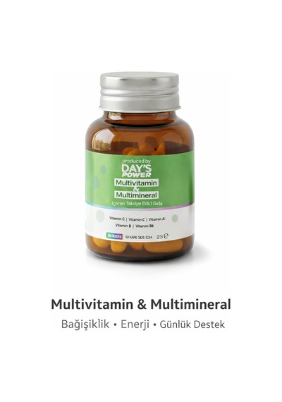Day's Power Multivitamin&Multimineral Takviye Edici Gıda