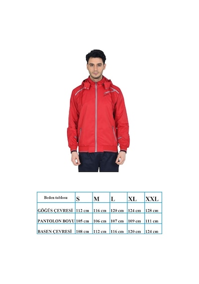 Enrico Ferry Enrıco Ferry Erkek Kapşonlu Marathon Eşofman Takım Edy2421K