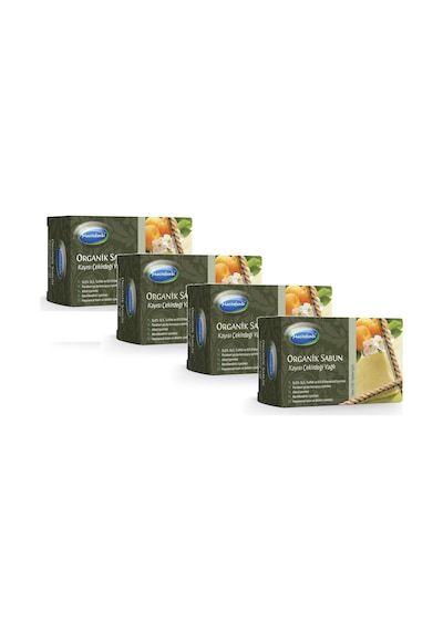 Mecitefendi Organik Kayısı Çekirdeği Yağlı Sabun 125 G 4'lü