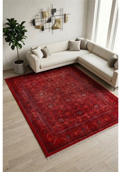 Yolluk Halı Kaymaz Taban Yıkanabilir Leke Tutmaz Kilim Özel Ölçü Koridor Halısı 3009 Çok Renkli