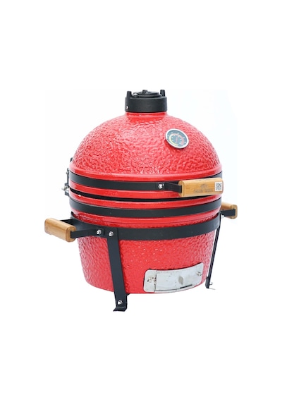 Kamado Seramik Mangal 40 Cm Kırmızı