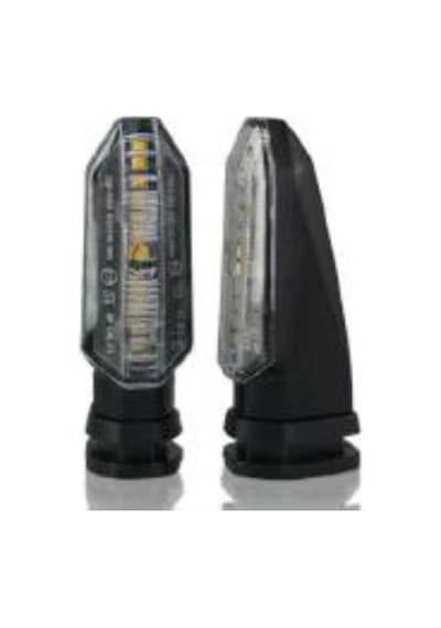 Motosiklet Led Ön Sinyal Lambası Gündüz Led Ve Kayan Sinyal Sarı/amber