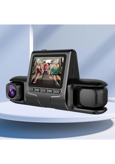 360 Kapsama Sunan Glrtech Araç Kamerası 3 Lensli, Full Hd, Park Monitörü, Gece Görüş, Hareket Sensörü