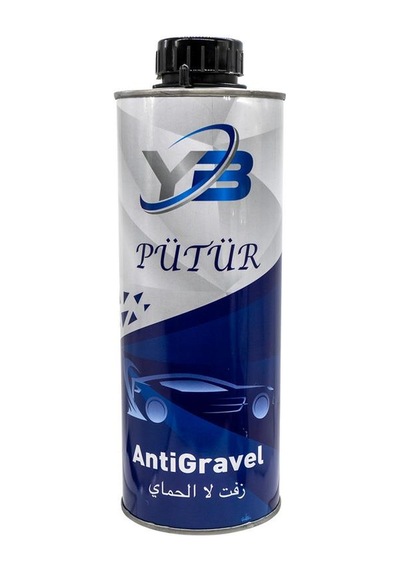Anti Gravel Darbe Koruyucu Pütür Boya 1 Kg - Siyah