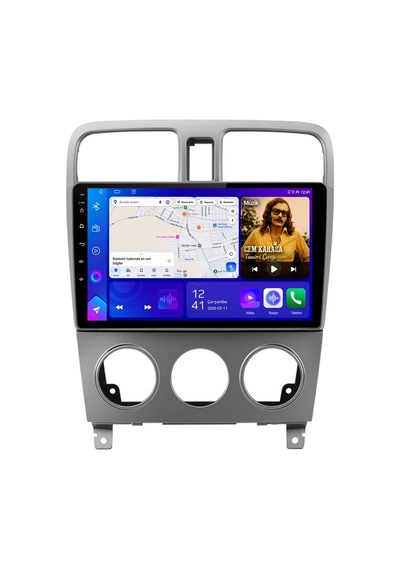 Subaru Forester Android Multimedya 2003-2007 Carplay Android Auto Navigasyon Kameralı 4gb Ram 32gb 9"