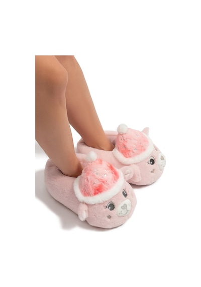 Twigy Twıgy Tw Roza Pembe Kadın Hayvanlı Panduf 36/41 PEMBE