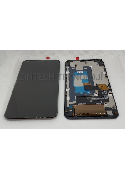 LG Uyumlu Q6 Lcd Ekran+Dokunmatik Full Çıtalı