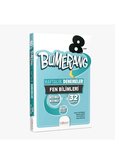 BUMERANG 32 HAFTALIK Fen Bilimleri Denemeleri