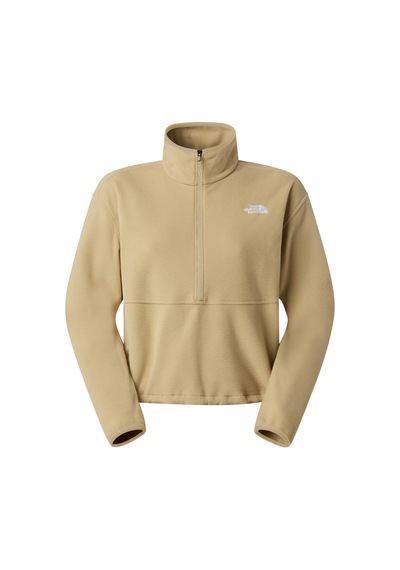 The North Face Kadın Glacier 1/2 Fermuarlı Kısa Polar Nf0a8d2clk51 Kahverengi