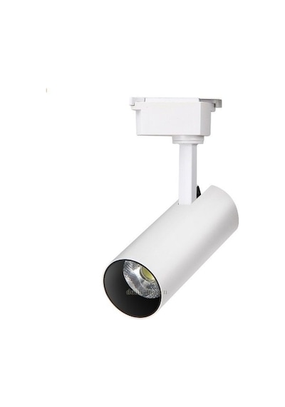 Alüminyum Gövde 30 Watt 3000 Kelvin Gün Işığı Ledli Çok Kaliteli Ray Spot , Led Armatür Ray Hariç Beyaz
