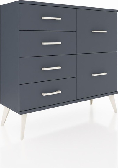 Arges Şifonyer 6 Çekmeceli 88x30x80 Antrasit-antrasit Antrasit Arges Şifonyer 6 Çekmeceli 88x30x80 Antrasit-antrasit Antrasit