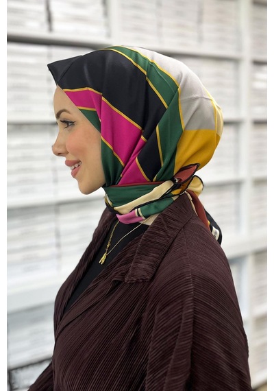 Pierre Cardin Tivil Eşarp - Polyester Twill Kumaş - 8246799-912 912 Çok Renkli 912 Çok Renkli