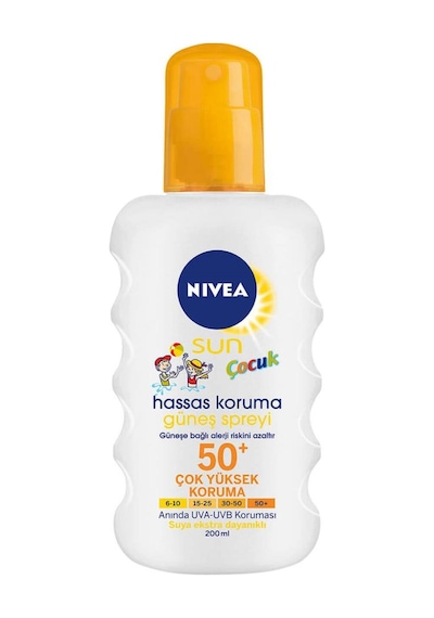 Nivea Sun Spf 50+ Çocuk Hassas Koruma Güneş Spreyi 200 ML